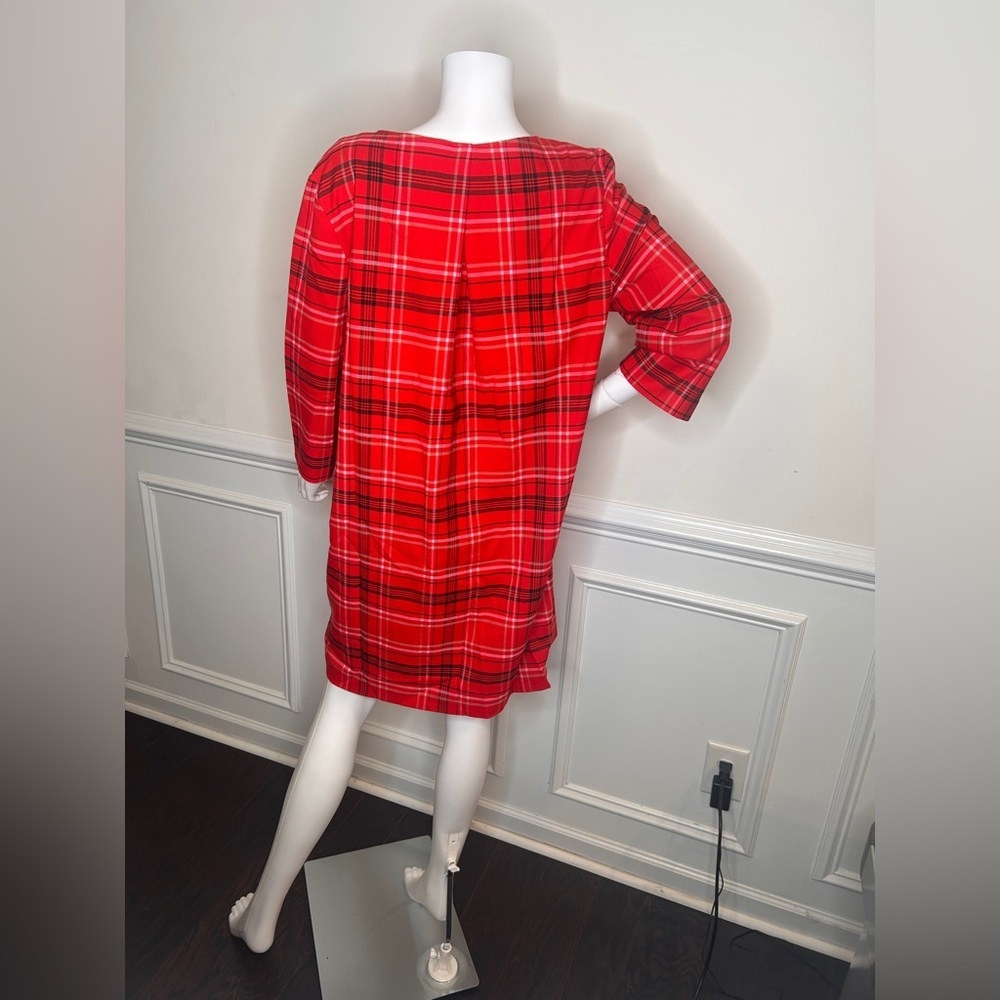 Trina Turk Plaid Versed Shift Dress , Sz. XL - Picture 10 of 15